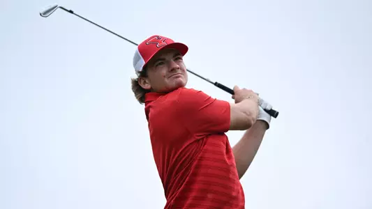 Nolan Shilling - Youngstown State Men’s Golf at Tom Tontimonia Invitational – Oct. 1, 2024 – Pine Hills Golf Club (Photo by Robert Hayes)