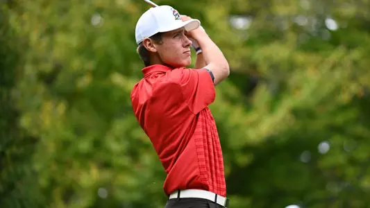 Jordan Kish - Youngstown State Men’s Golf at Tom Tontimonia Invitational – Oct. 1, 2024 – Pine Hills Golf Club (Photo by Robert Hayes)