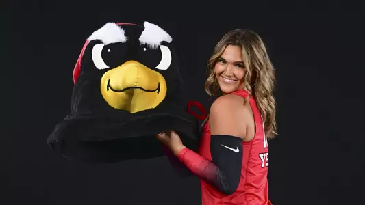 Ava Stratton - 2025 Youngstown State volleyball photo day on Aug. 6, 2025. Photo by David Dermer
