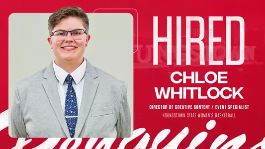 Chloe Whitlock hiring announcement graphic