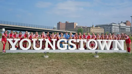 Women's Soccer Youngstown Sign