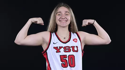 Sarah Baker - 2025-26 YSU Women's Basketball Photo Day - Sept. 18, 2025. Photo by David Dermer.