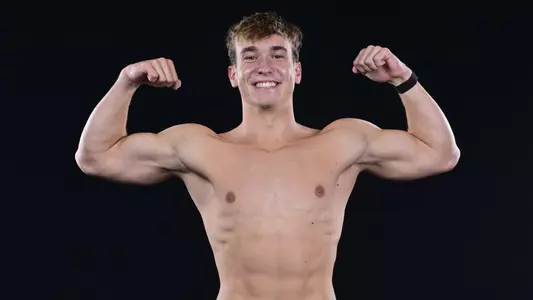 Lorenz Beck - Youngstown State 2026-27 Swimming & Diving media day.