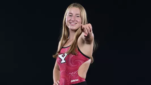 Morgan Glass - Youngstown State 2026-27 Swimming & Diving media day.