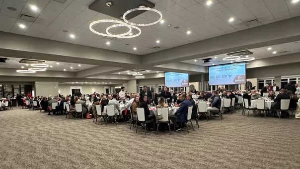 2025 Jamboree | Seating with tables and chairs