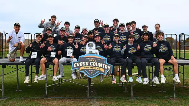 YSU Men's XC wins their fifth consecutive HL Championship at Youthtowne Cross Country Course