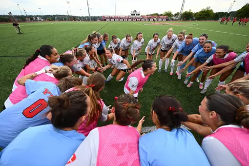 Women's Soccer Huddle