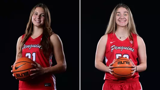 Posed photos of Sophia Gregory and Sarah Baker
