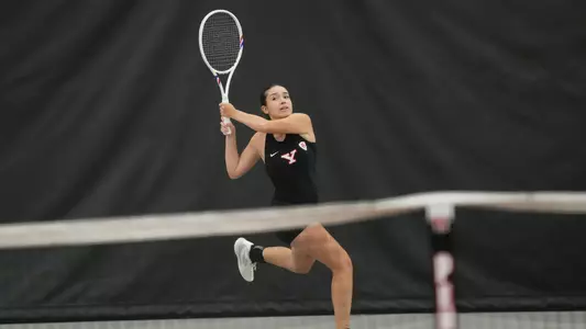 Sarah Partida Garcia returns a shot