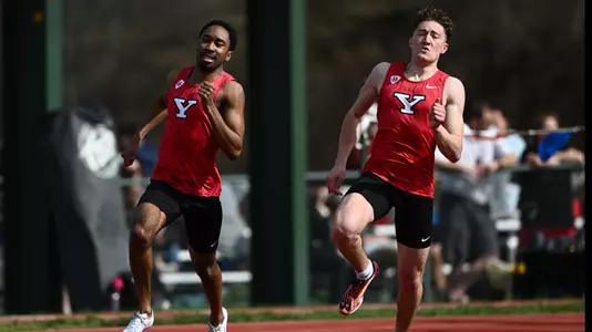 Shamir Rose and Logan Butcher run at Slippery Rock