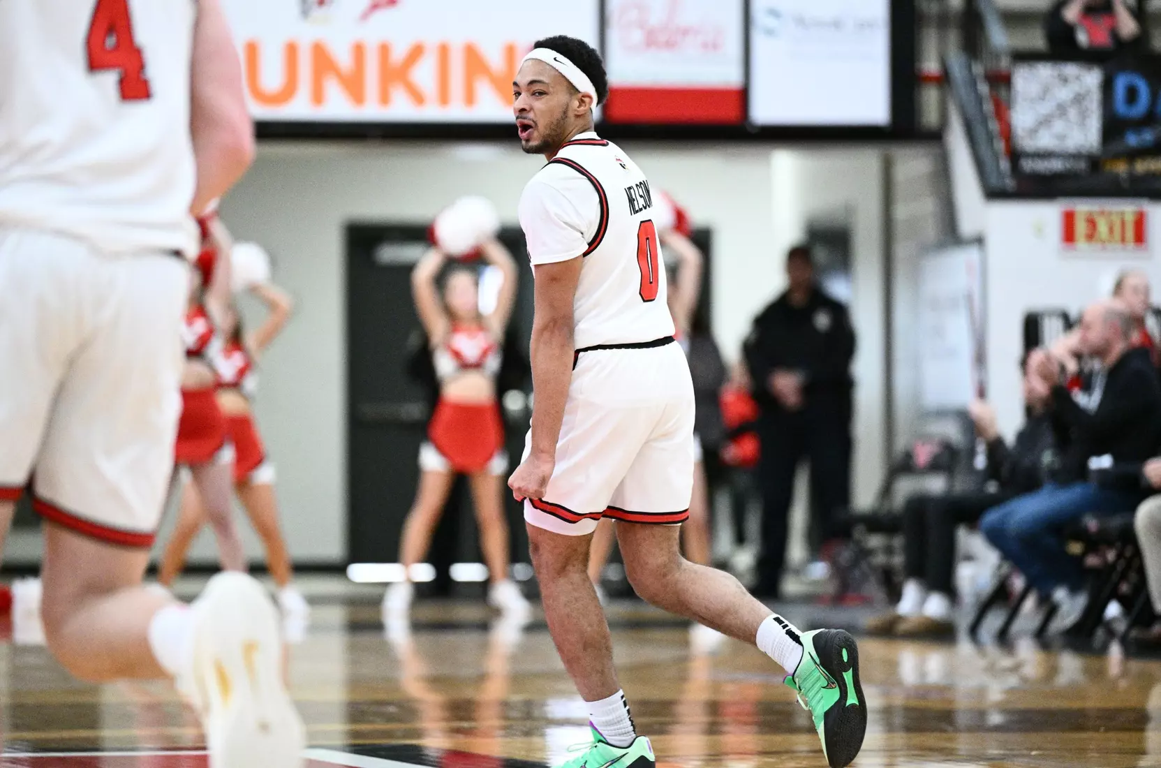 Men's Basketball - Nelson Three-Pointer Celebration