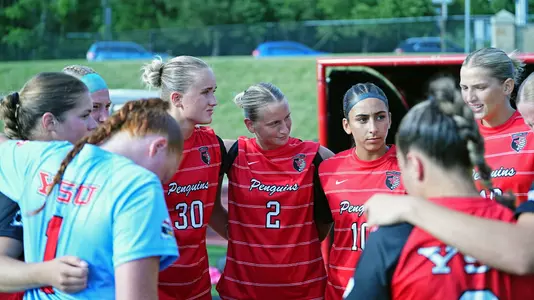 Women's Soccer Huddle