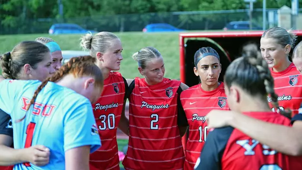 Women's Soccer Huddle