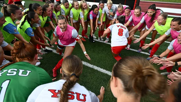 Women's soccer pregame