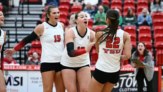 YSU Volleyball Celebration vs. Mercyhurst
