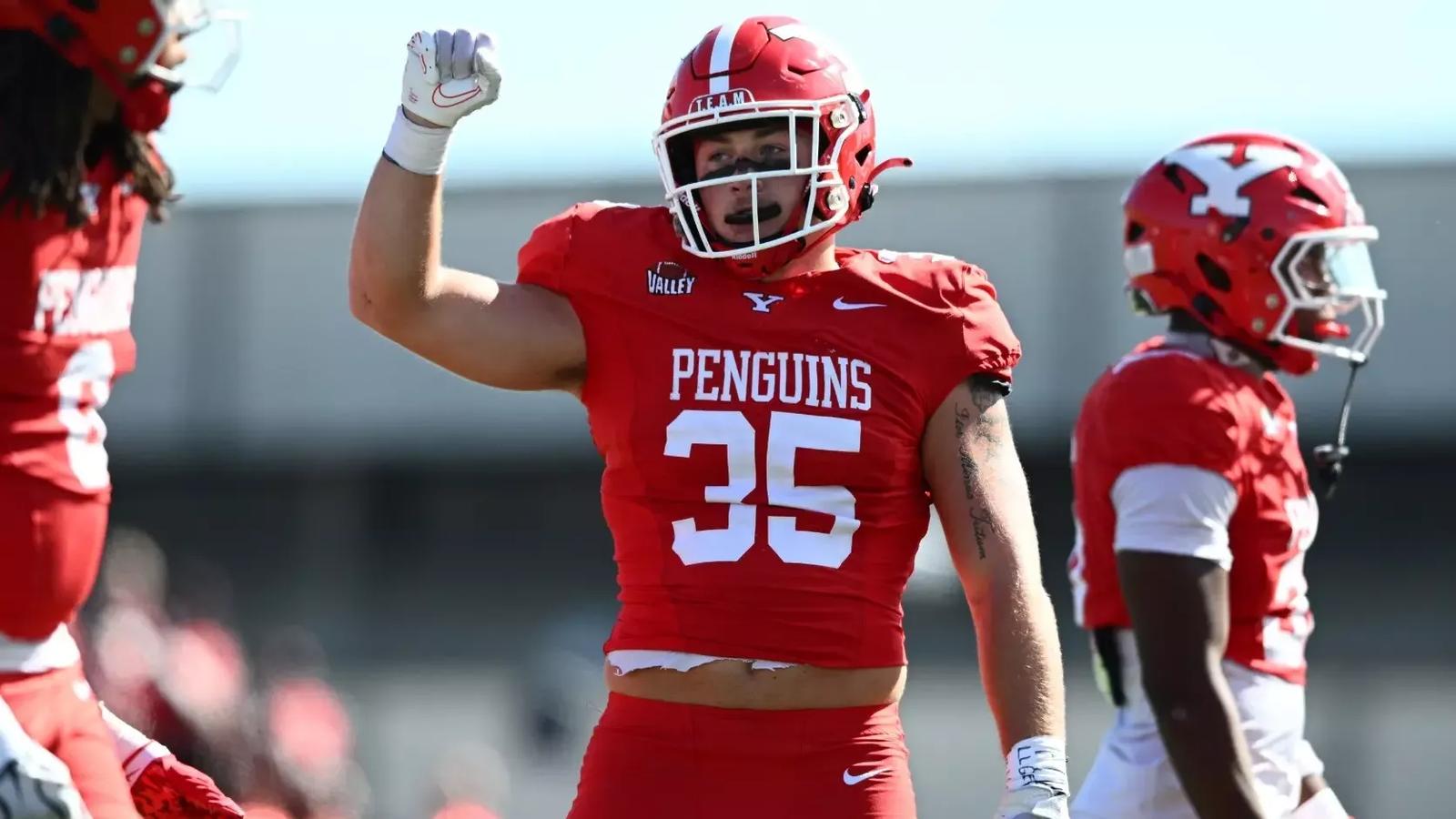 Youngstown State football: Graydon Rollins Named MVFC Defensive Player of the Week