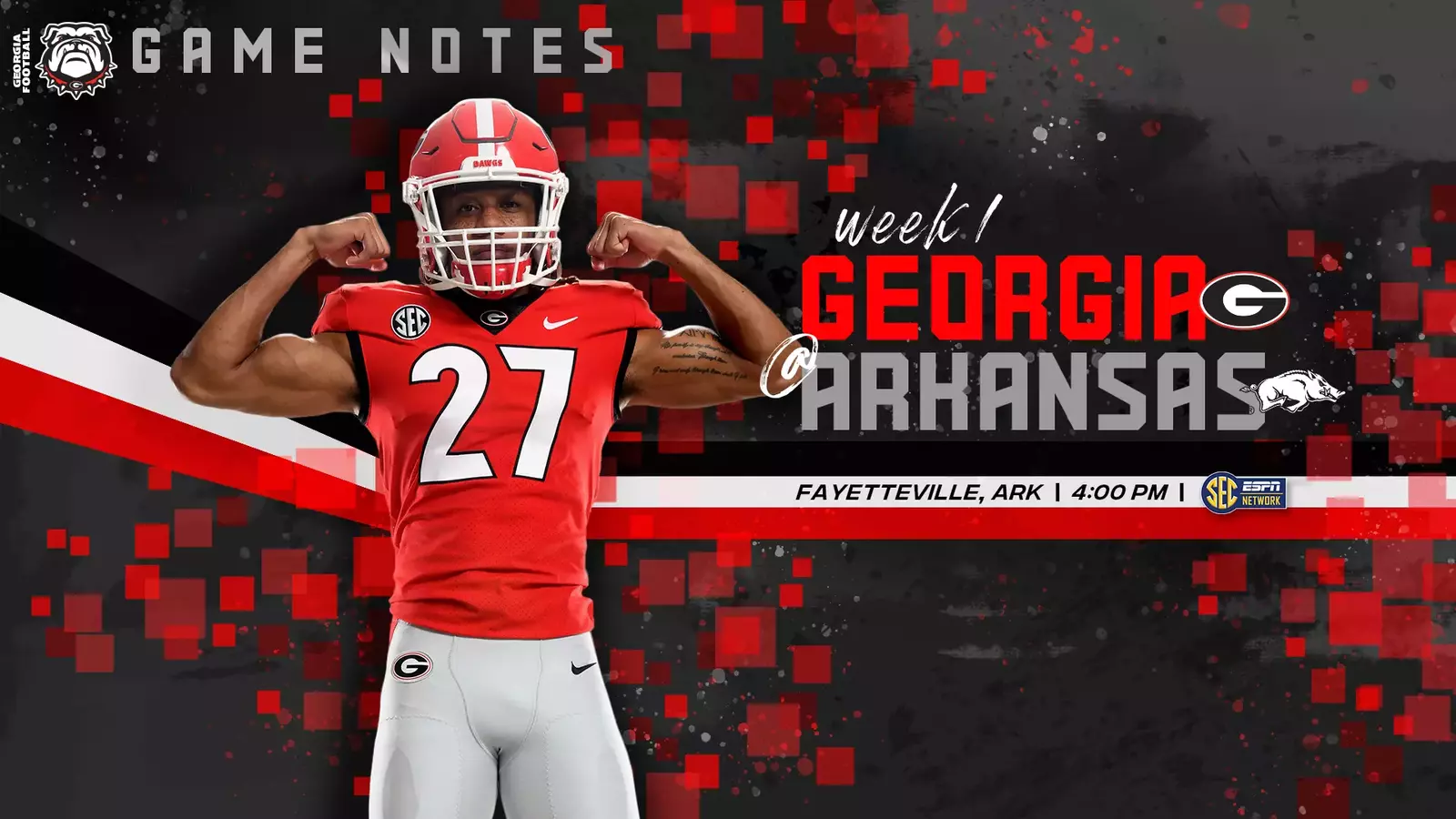 Game Notes: Georgia Opens Season at Arkansas - University of Georgia  Athletics