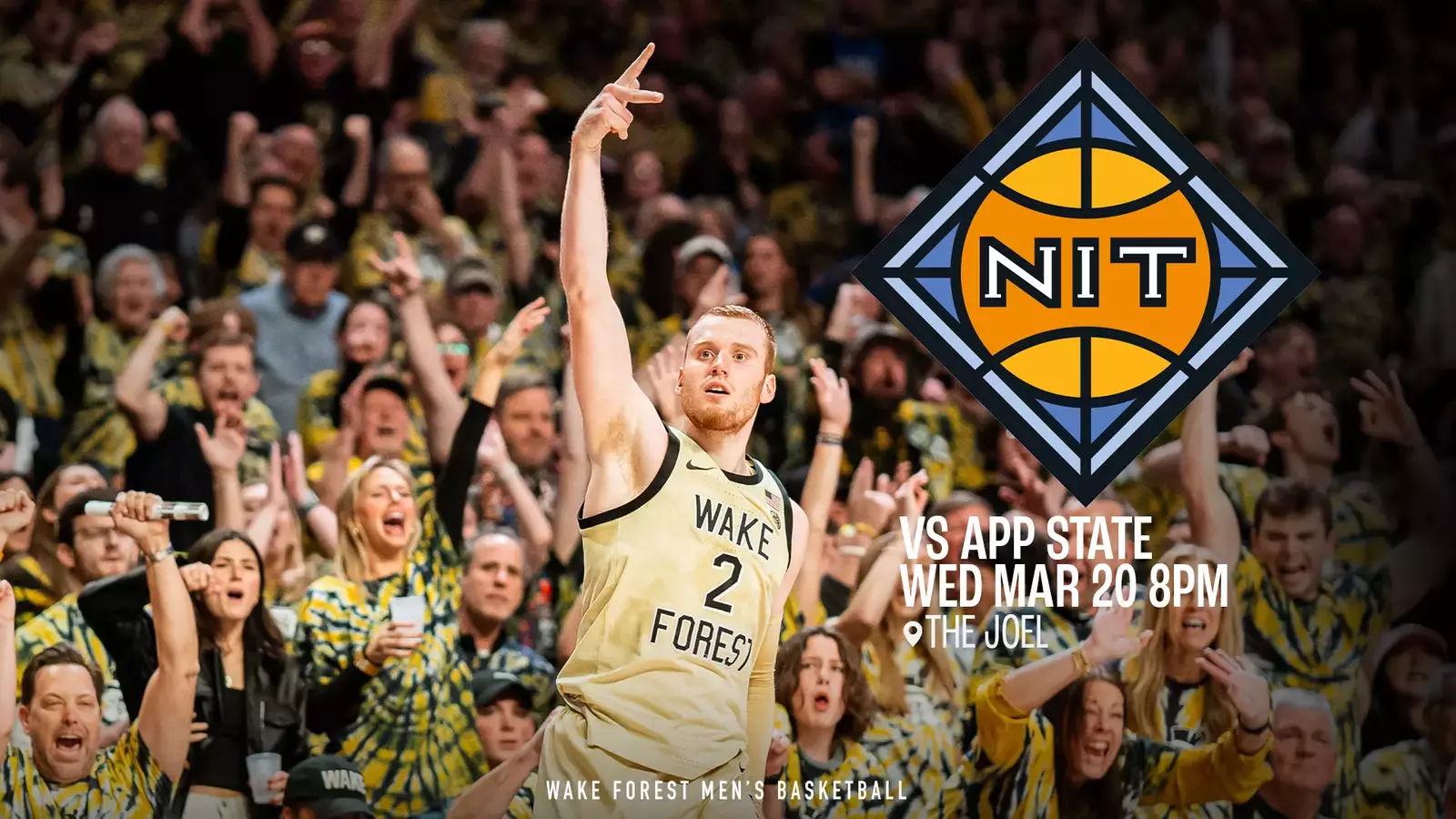 Wake Forest Selected to NIT as No. 1 Seed, Will Face App State on Wednesday  at 8 PM - Wake Forest University Athletics