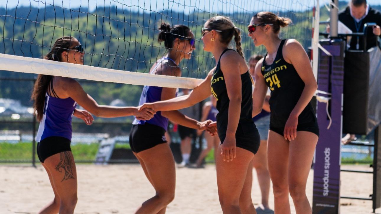 Oregon vs Utah Beach Volleyball Showdown at 2024 Pac-12 Championship