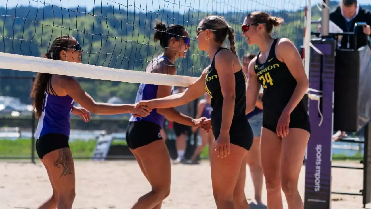 Oregon vs Utah Beach Volleyball Showdown at 2024 Pac12 Championship