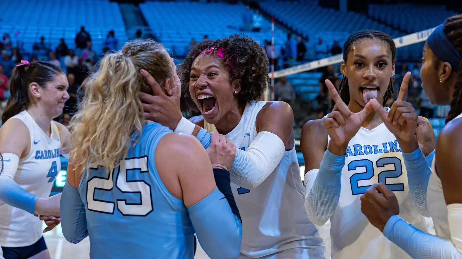 UNC Volleyball Rallies To Upset No. 19 Florida State In 5 Sets