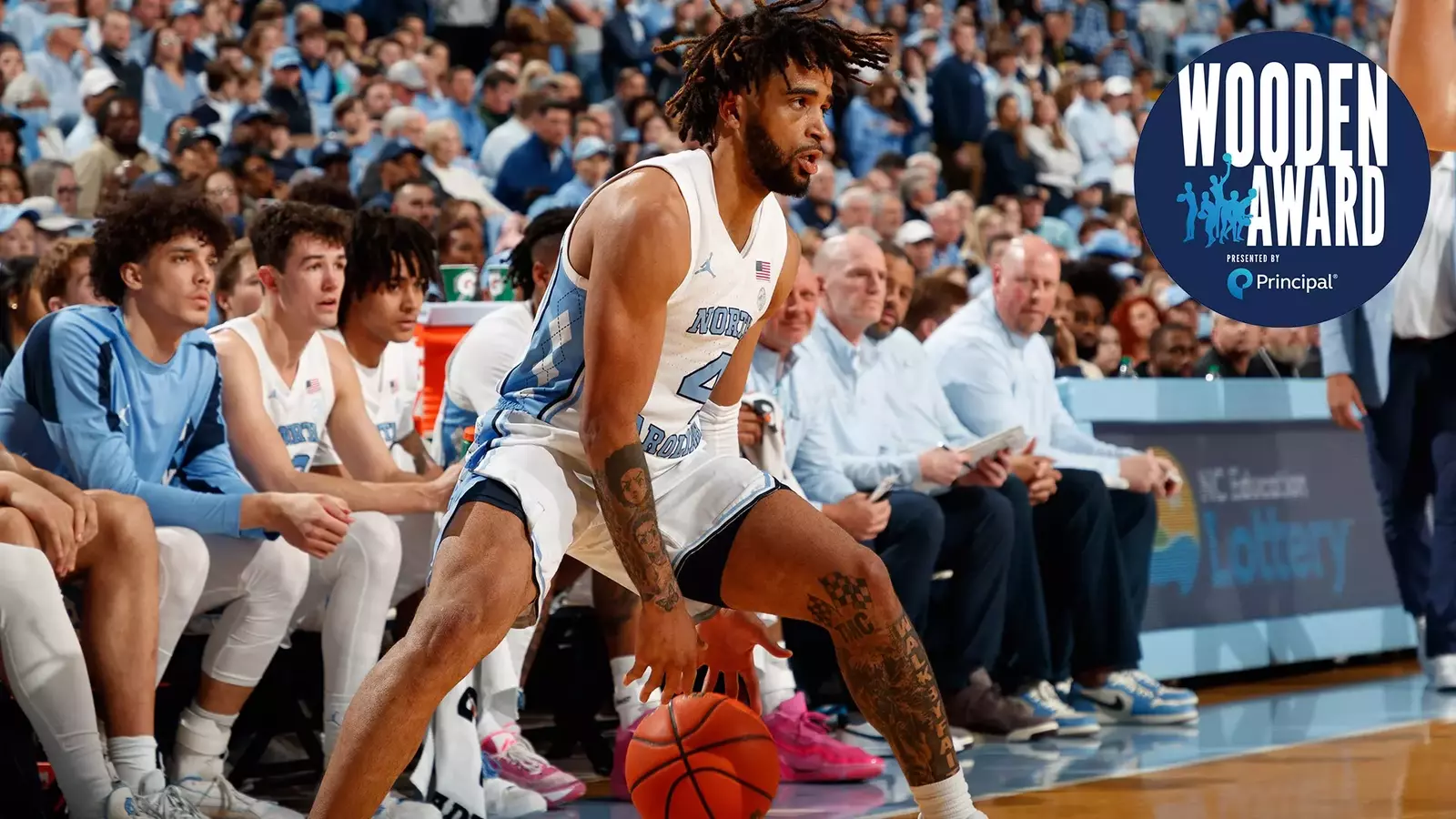 Davis Named Wooden Award Finalist & All-American – University of North Carolina Athletics