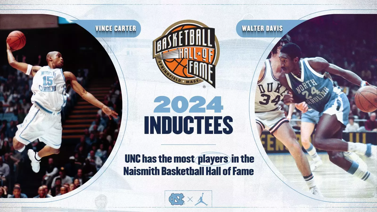 Vince Carter, Walter Davis To Be Enshrined In Naismith Hall Of Fame Sunday