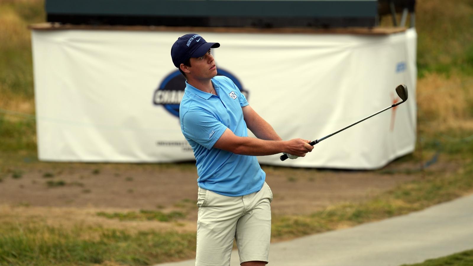 Peter Fountain's 72 Leads UNC Men's Golf In NCAA Round Three