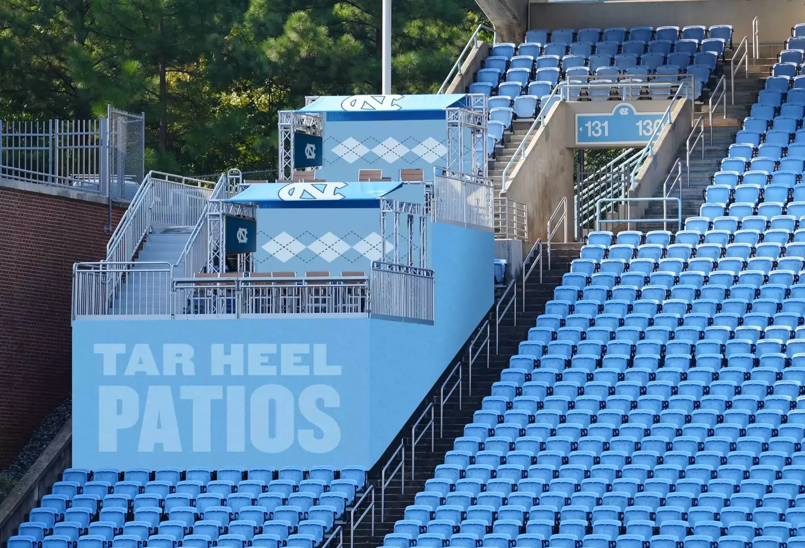 Carolina Athletics Adds Tar Heel Patios Premium Area To Kenan Stadium