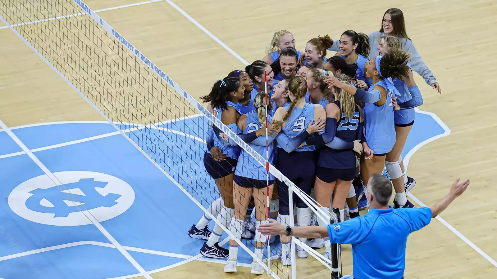 UNC Volleyball Downs Michigan State To Cap Off Non-Conference Play