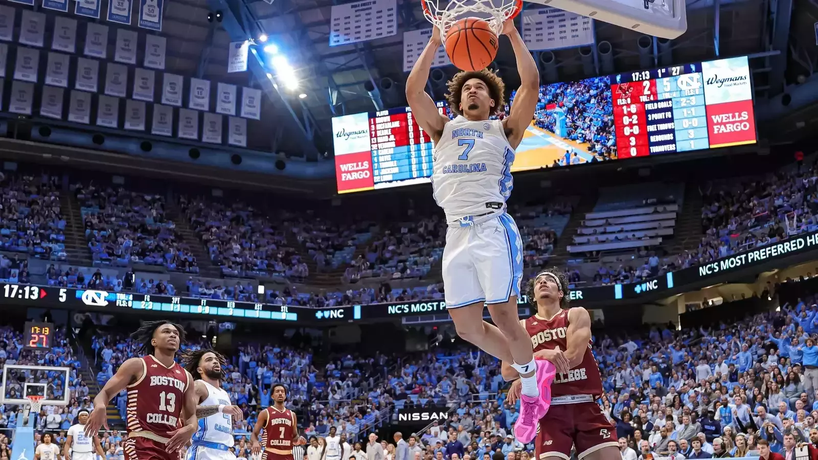 Tar Heels Rally Past BC In OT, 102-96 – University of North Carolina Athletics