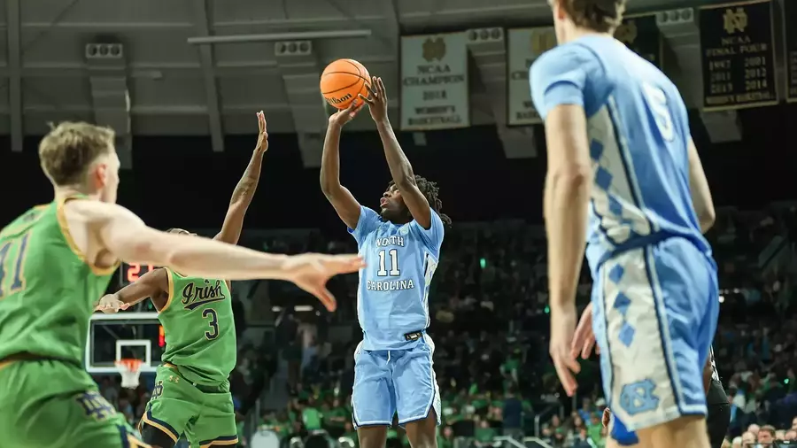 Jackson scores 27, Cadeau delivers in clutch for North Carolina in 74-73 win over Notre Dame