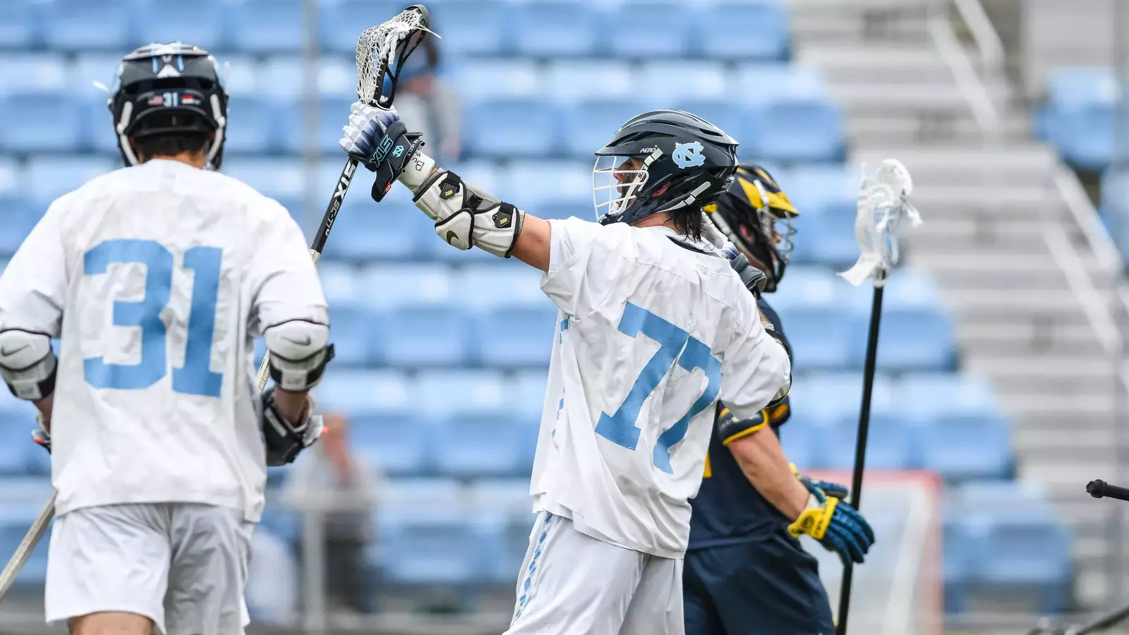 Dominic Pietramala's Six Goals Fuels No. 9 UNC Men's Lacrosse Over No. 4 Johns Hopkins