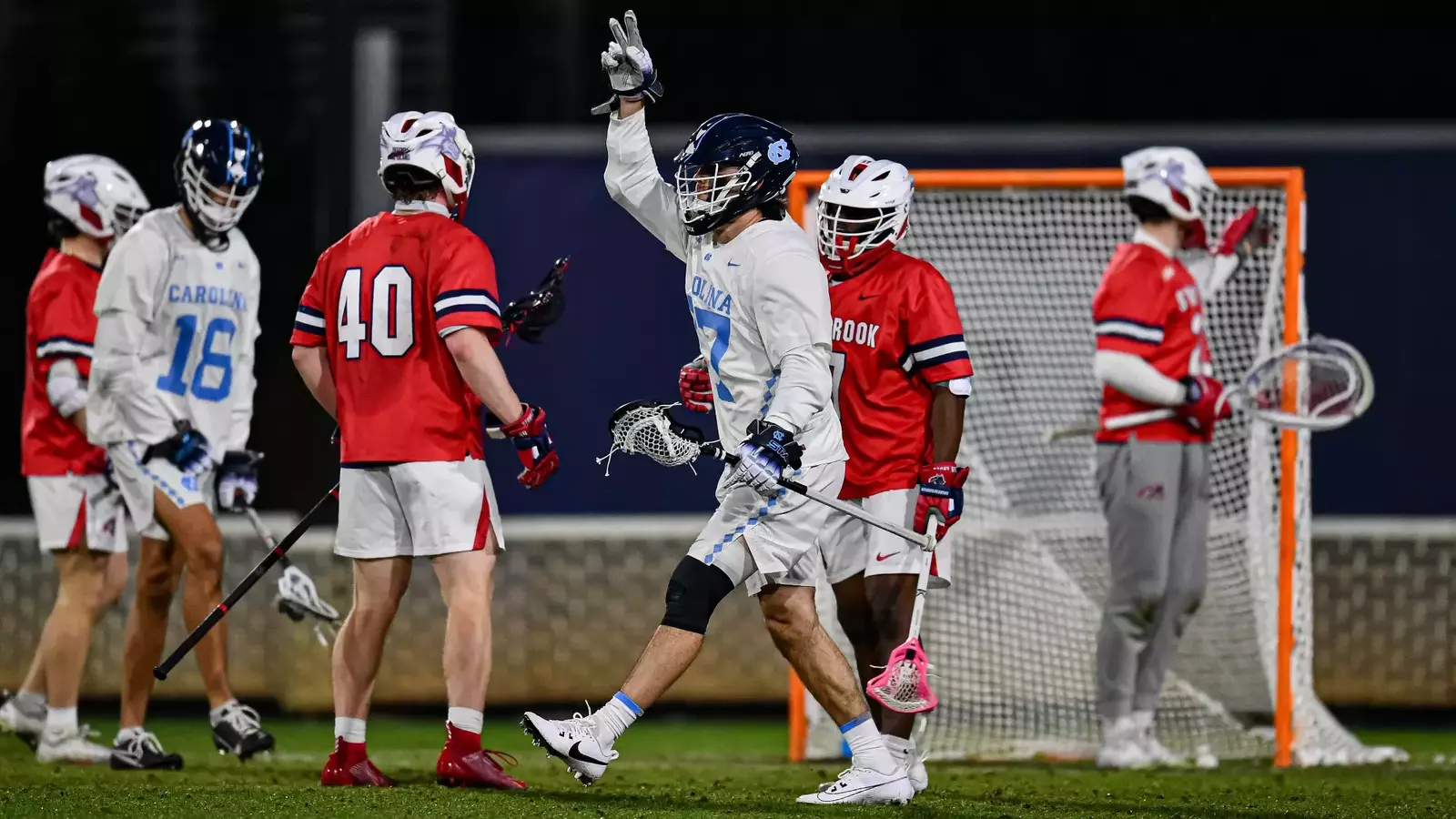 Dominic Pietramala Leads No. 11 UNC Men’s Lacrosse Past Stony Brook, 9-4