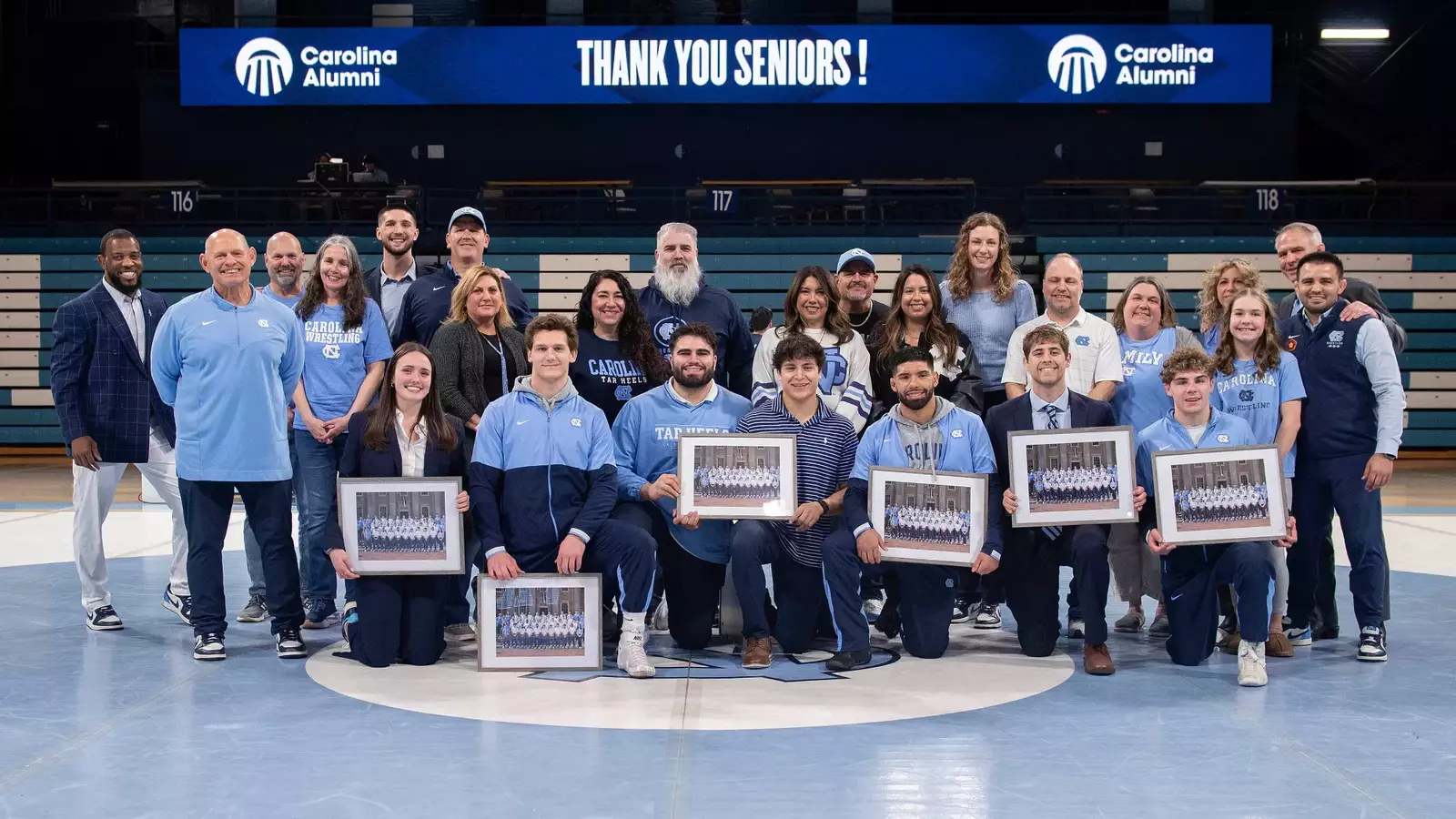 No. 16 UNC Wrestling Cruises to 26-10 Victory Over Virginia On Senior Night