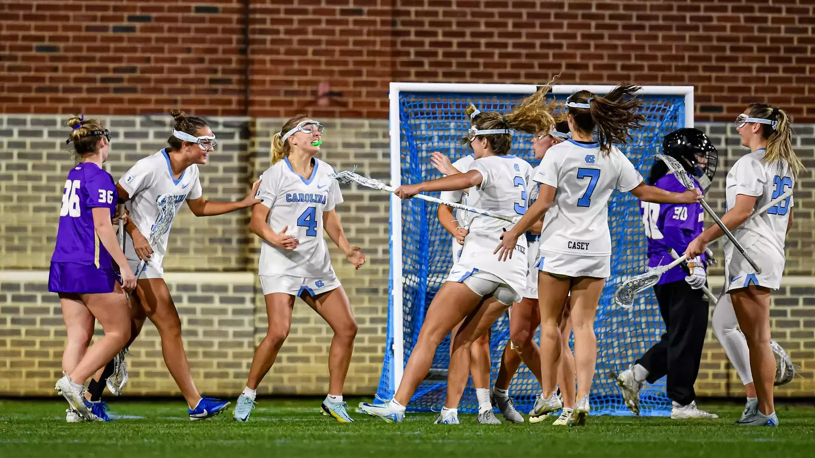 No. 4 UNC Women’s Lacrosse Rolls Over No. 18 James Madison, 14-2, To Open Season