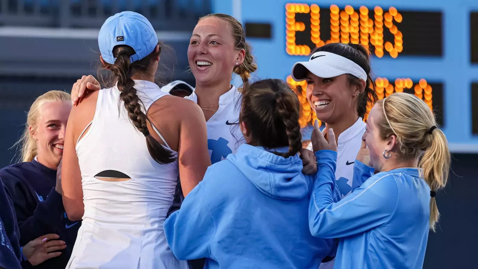 No. 4 UNC Women's Tennis Beats No. 10 NC State, 4-3, In Thriller