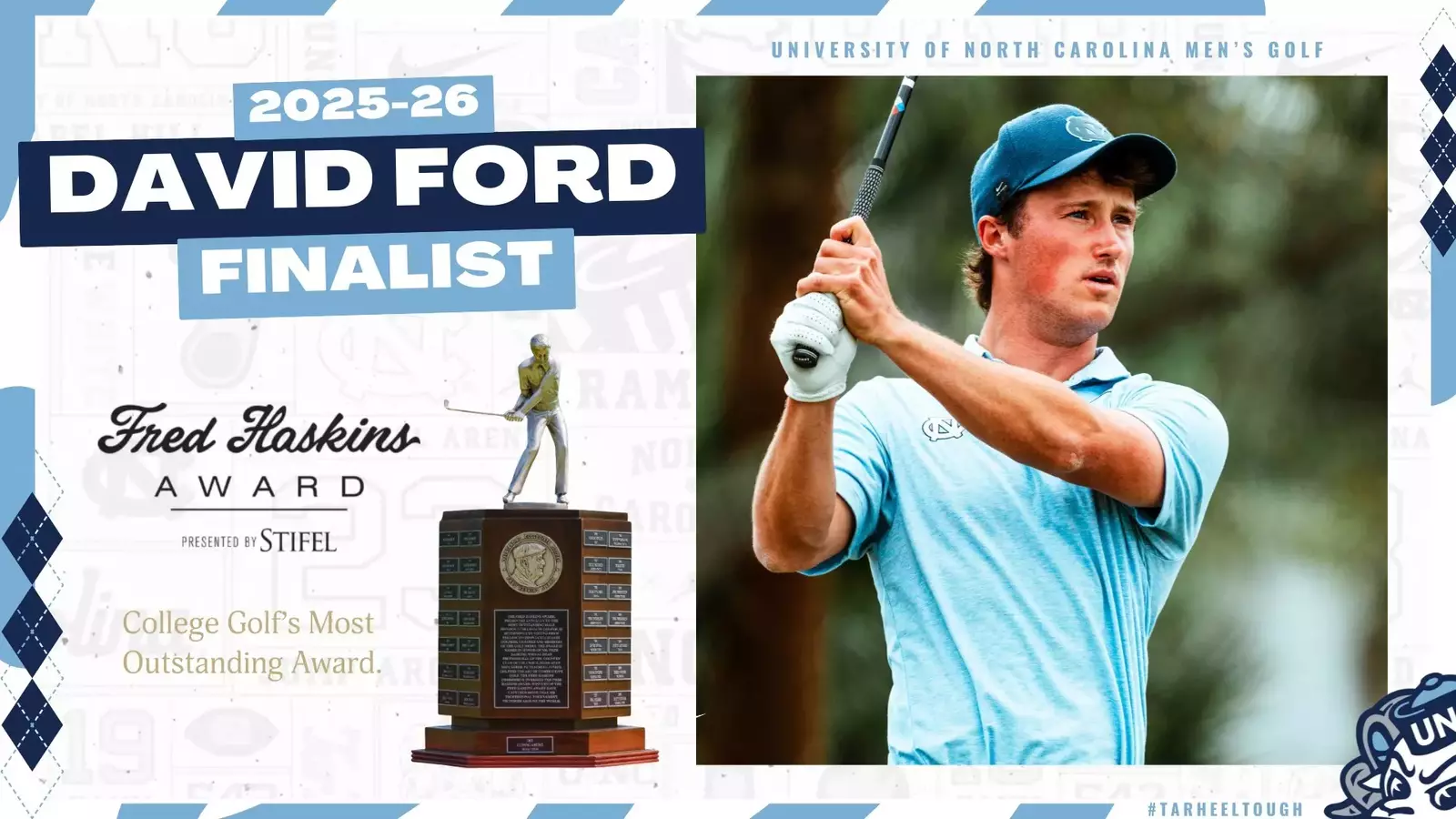 UNC David Ford A Finalist For Haskins Award