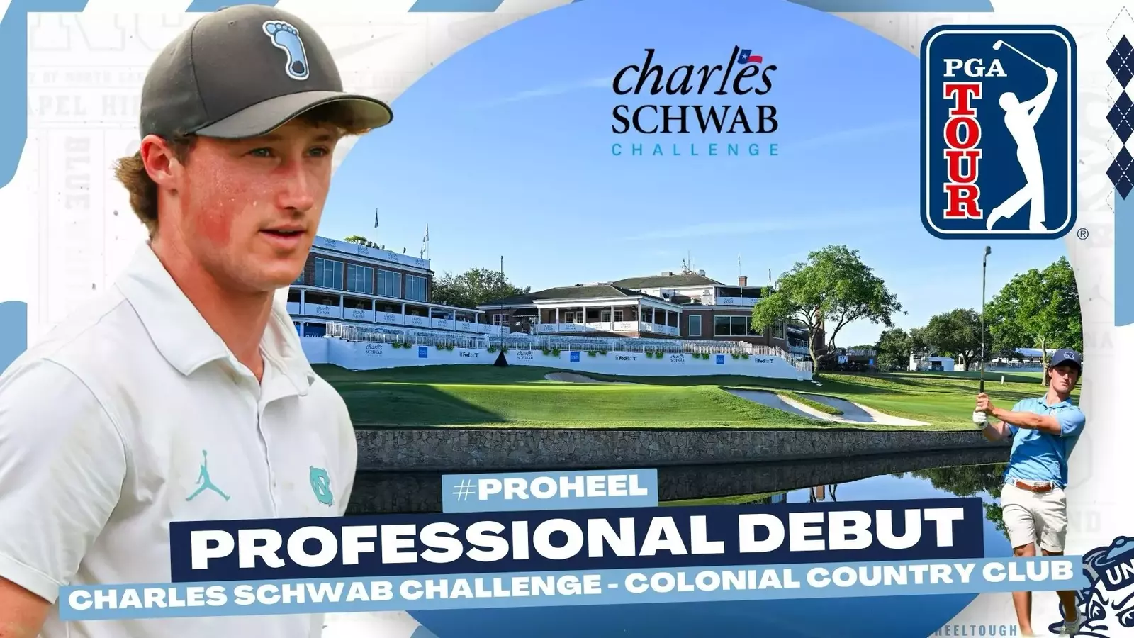 UNC's David Ford Makes Pro Golf Debut At Colonial's Charles Schwab Challenge