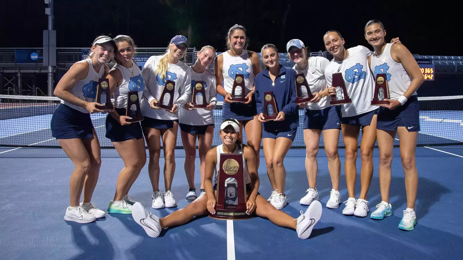 UNC Women's Tennis Beats NC State To Advance To Elite Eight
