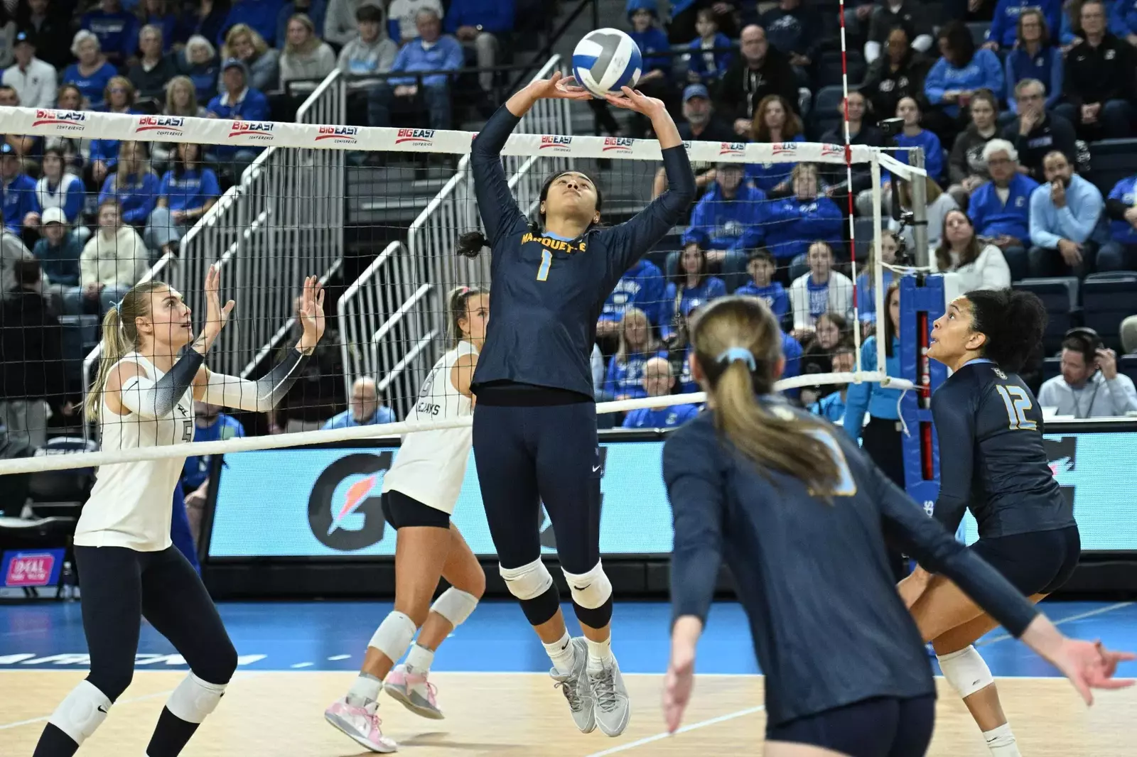 Volleyball Falls at No. 5 Creighton in BIG EAST Final