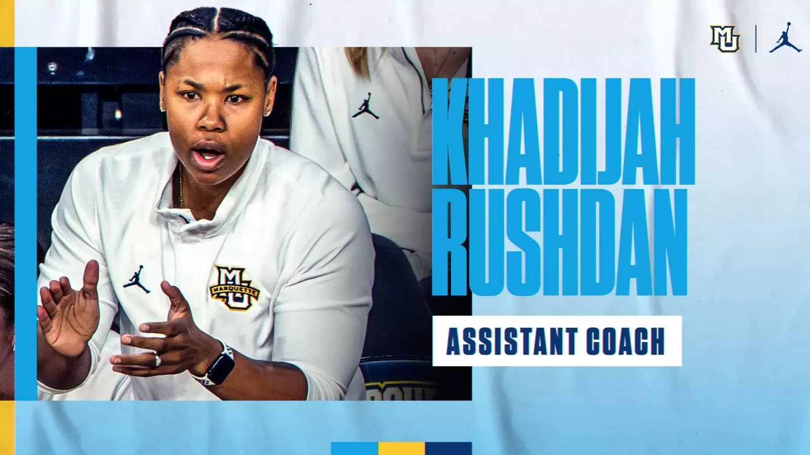 Cara Consuegra Retains Assistant Coach Khadijah Rushdan Marquette
