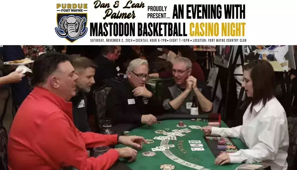 Men’s Basketball Casino Night Fundraiser set for Nov. 2 – Purdue Fort Wayne Athletics