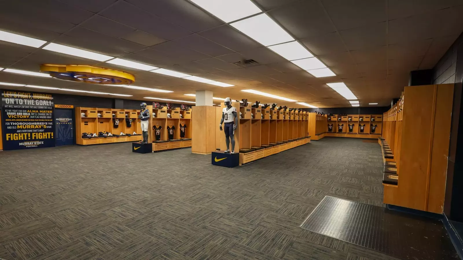 Murray State Completes Phase Two of Football Locker Room, Team Space ...