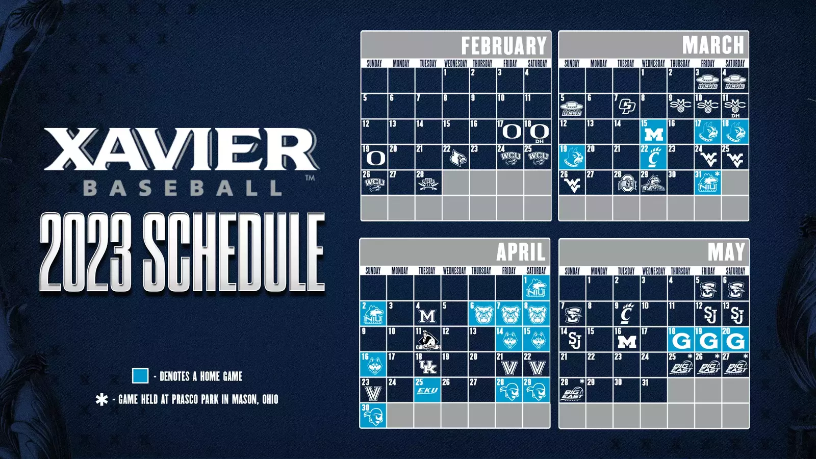 xavier-baseball-announces-2023-schedule-xavier-university-athletics