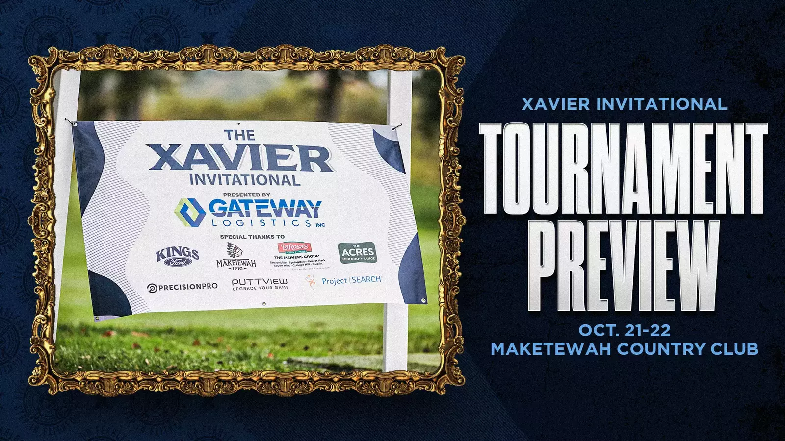 Men’s Golf Plays Host to Xavier Invitational presented by Gateway Logistics – Xavier University Athletics