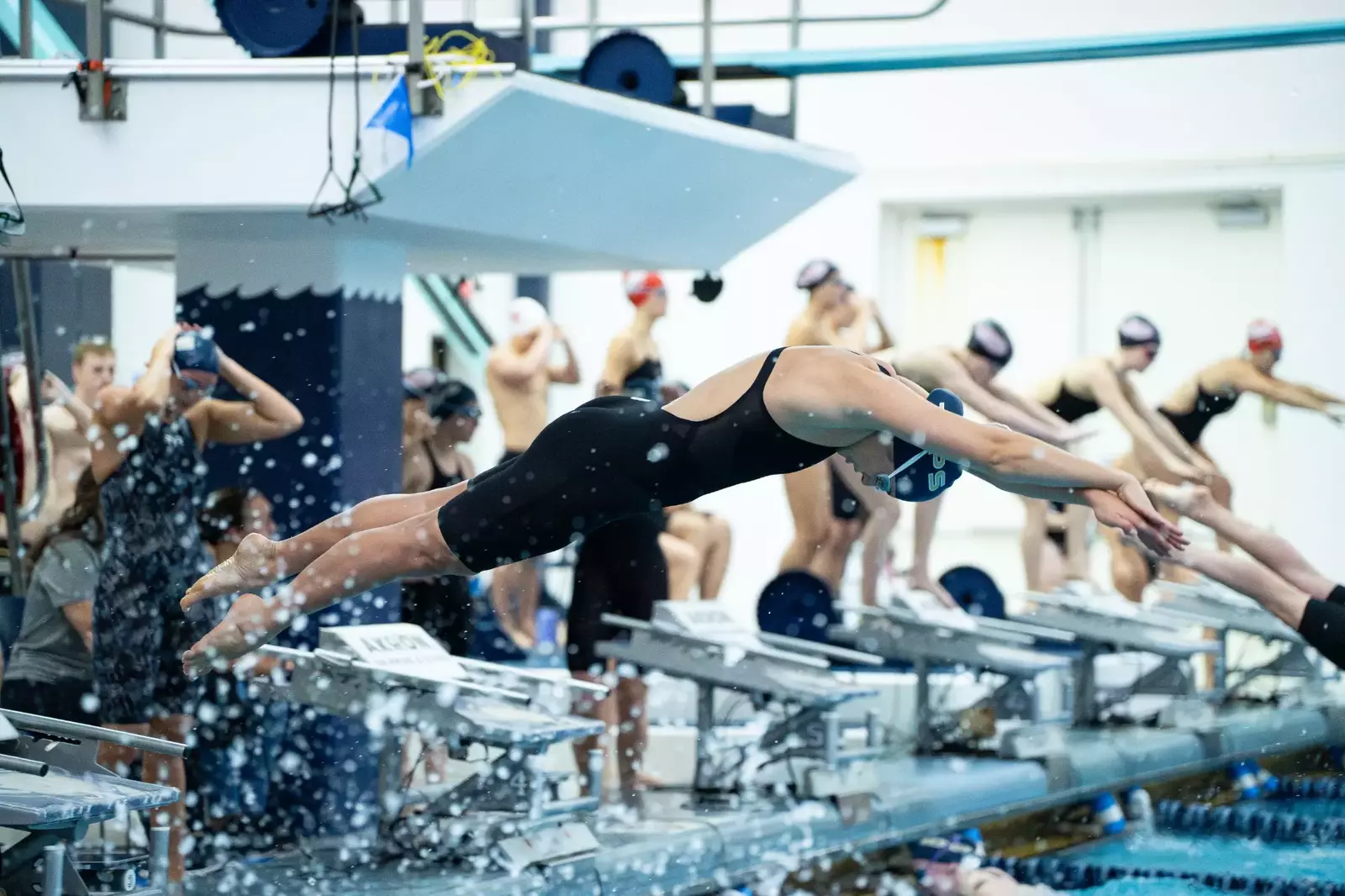 Akron Swimming and Diving Dominates Bowling Green in 195-105 Victory