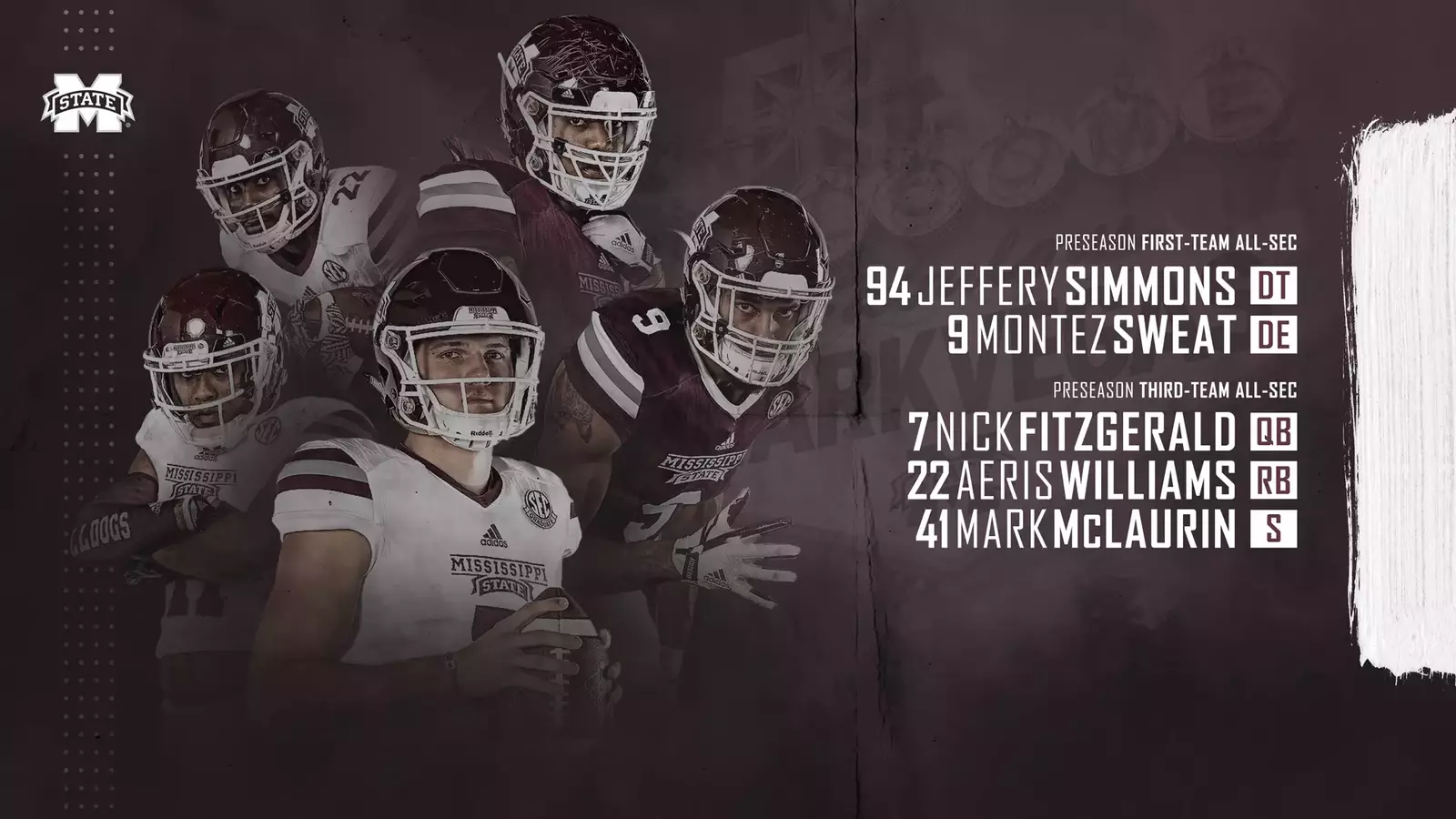 Five Bulldogs Tabbed to Preseason All-SEC Teams - Mississippi State