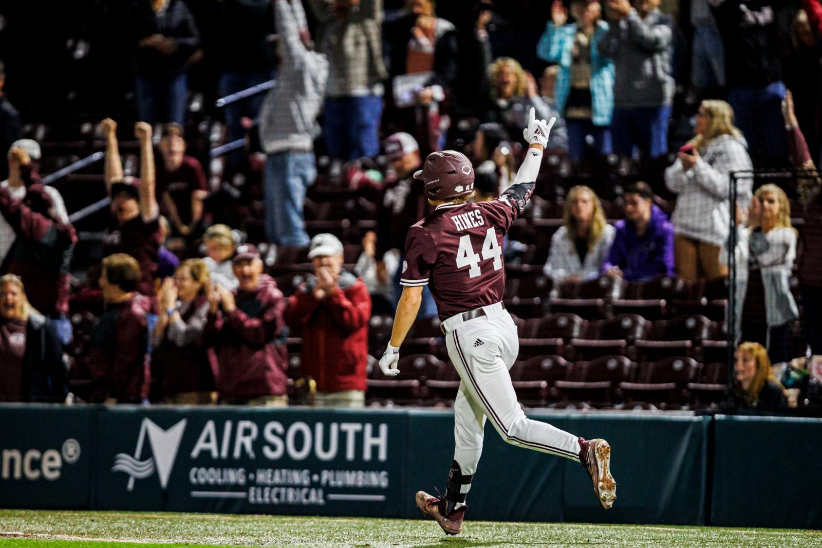 Mississippi State Defeats No. 11 Vanderbilt 7-4 in Game Two: Hines’ Heroics Lead the Way