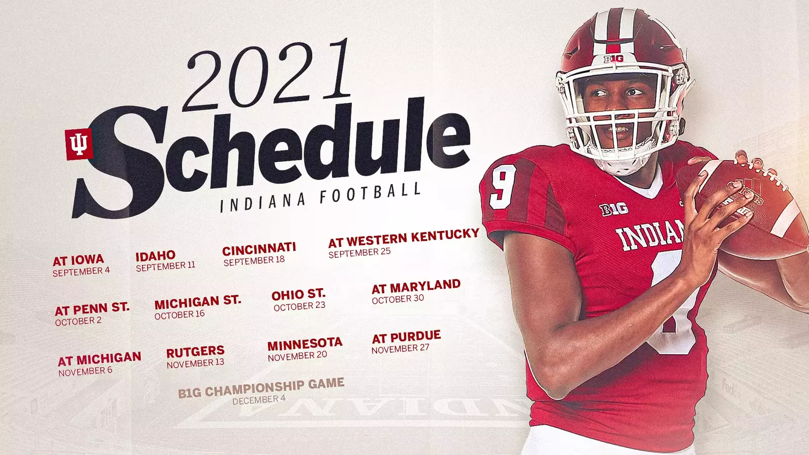 University of indiana football schedule discount